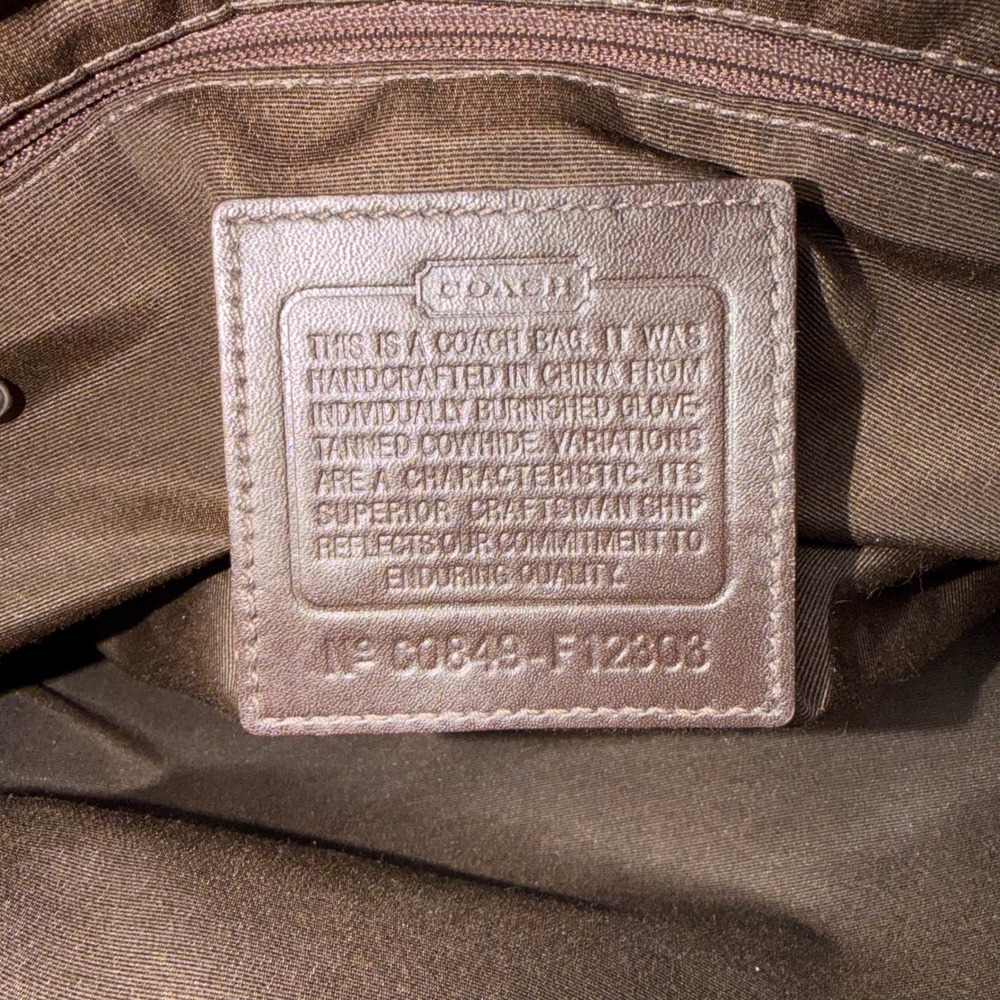 Coach Soho Tan Leather  Buckle Shoulder Bag 7548 - Picture 11 of 14